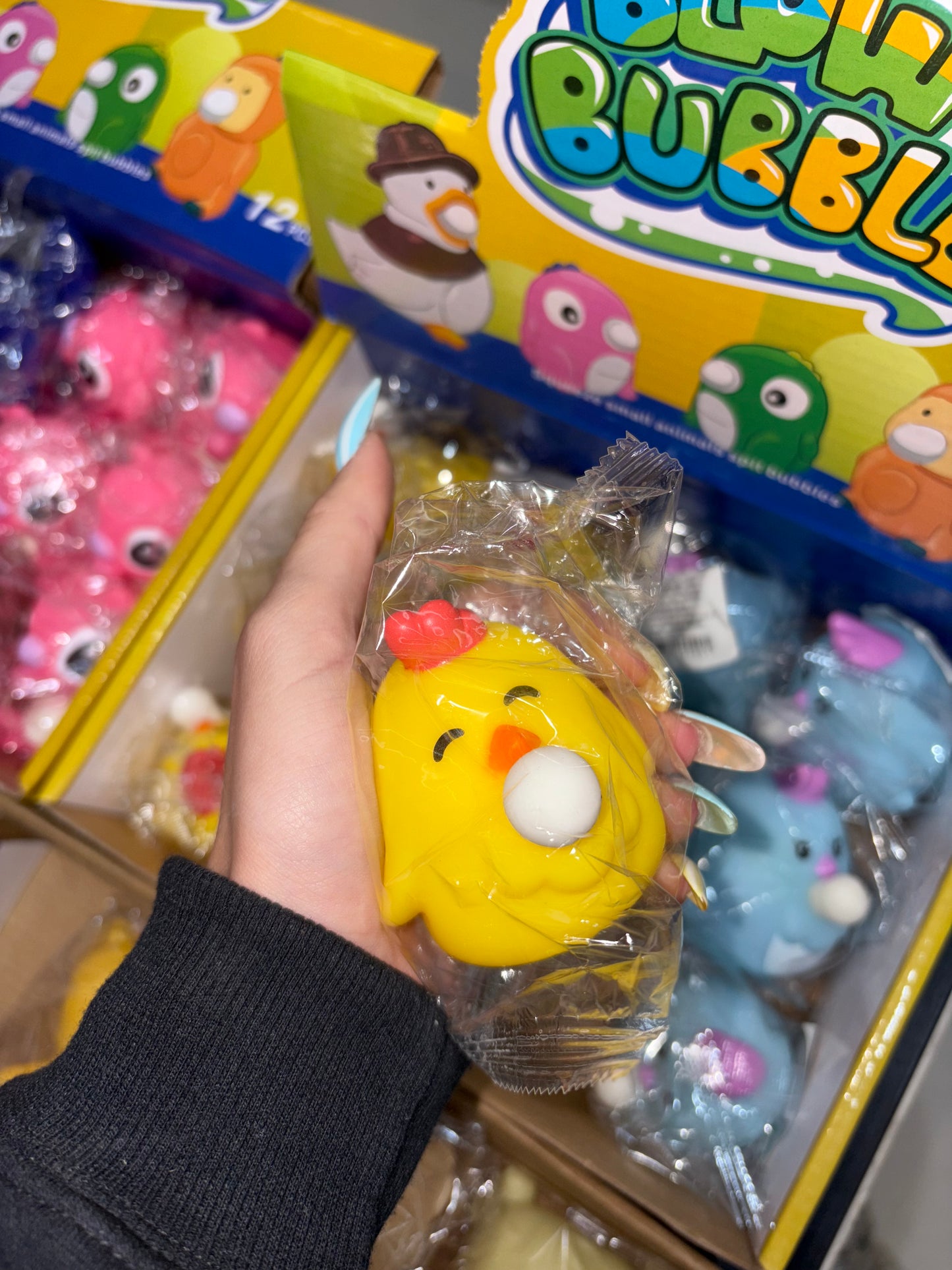 מפריח בועה אפרוח