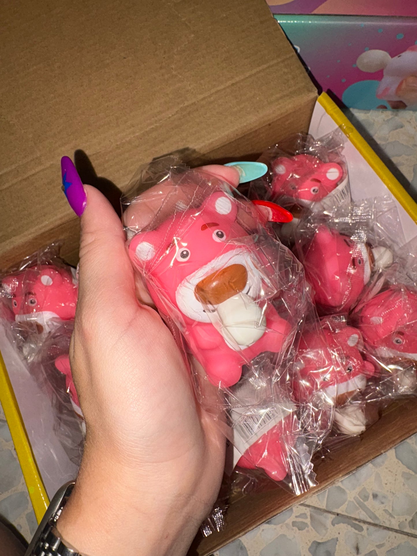 מפריח בועה דובי ורוד🧸