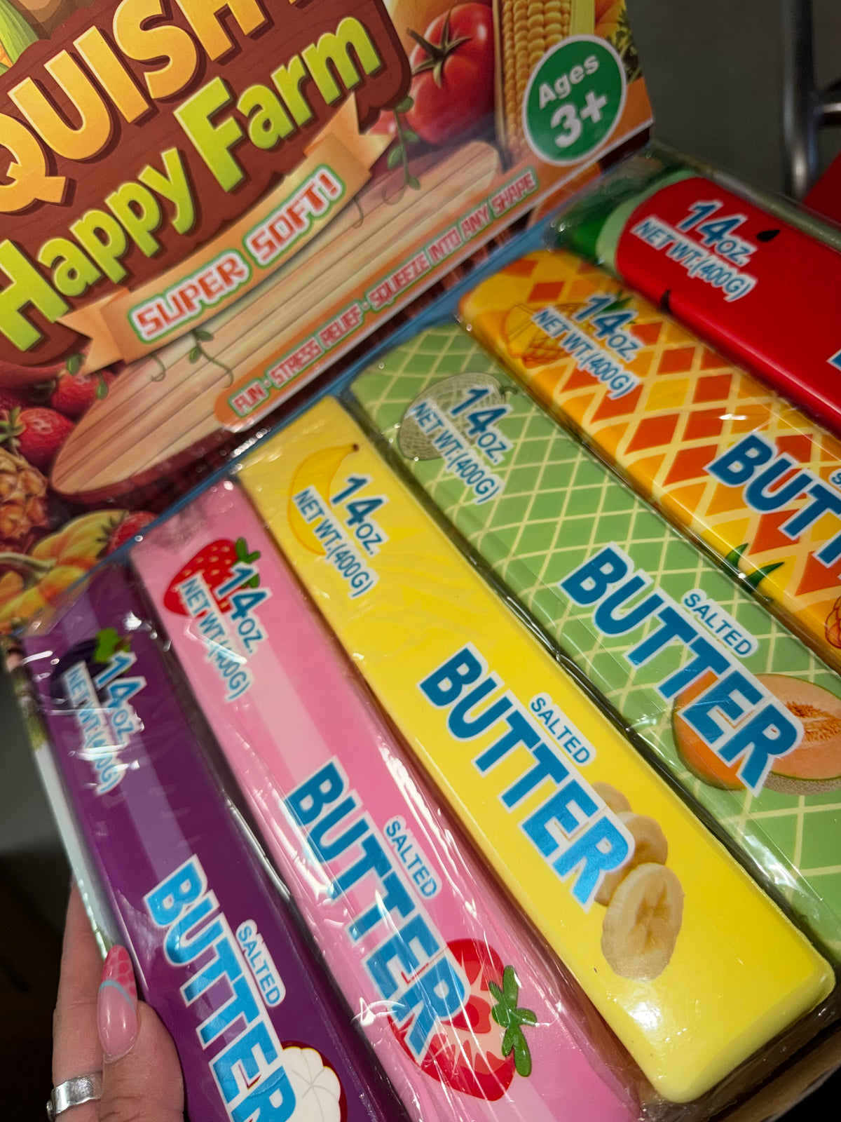 חמאה ספוג פירות גדול